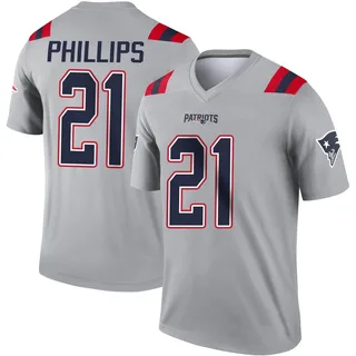 Adrian Phillips New England Patriots Youth Legend Inverted Nike Jersey - Gray
