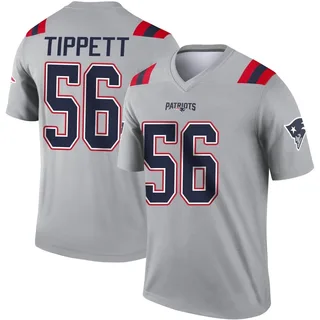 Andre Tippett New England Patriots Men's Legend Inverted Jersey - Gray