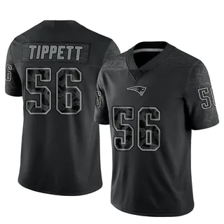 Andre Tippett New England Patriots Men's Limited Reflective Jersey - Black