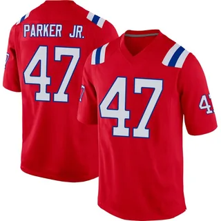 Andrew Parker Jr. New England Patriots Youth Game Alternate Nike Jersey - Red