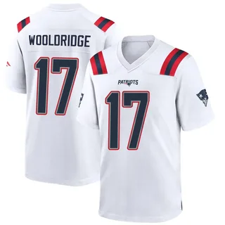 Ben Wooldridge New England Patriots Youth Game Nike Jersey - White