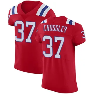 Brandon Crossley New England Patriots Men's Elite Vapor Untouchable Alternate Nike Jersey - Red