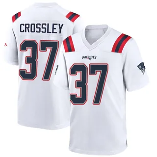 Brandon Crossley New England Patriots Men's Game Nike Jersey - White