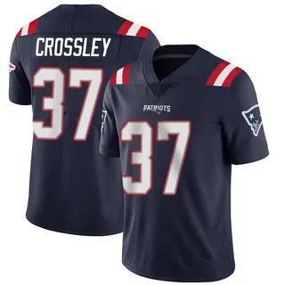Brandon Crossley New England Patriots Men's Limited Team Color Vapor Untouchable Nike Jersey - Navy