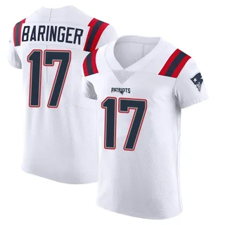 Bryce Baringer New England Patriots Men's Elite Vapor Untouchable Nike Jersey - White