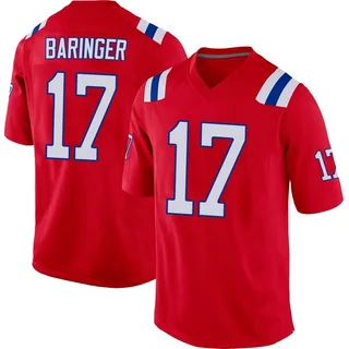 Bryce Baringer New England Patriots Youth Game Alternate Nike Jersey - Red