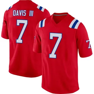 Carlton Davis III New England Patriots Youth Game Alternate Nike Jersey - Red