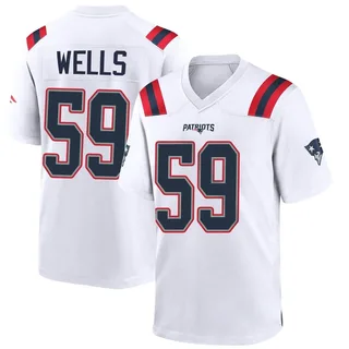 Carson Wells New England Patriots Men's Game Nike Jersey - White