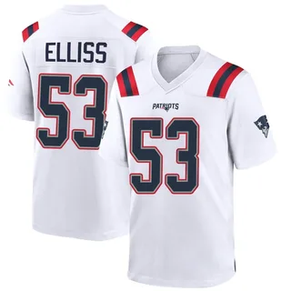 Christian Elliss New England Patriots Men's Game Nike Jersey - White