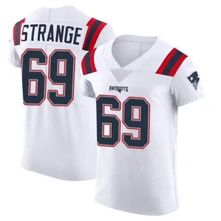 Cole Strange New England Patriots Men's Elite Vapor Untouchable Nike Jersey - White