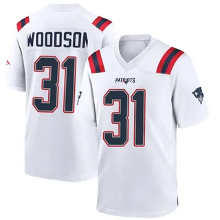 Craig Woodson New England Patriots Youth Game Nike Jersey - White