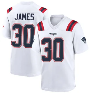 DJ James New England Patriots Men's Game Nike Jersey - White