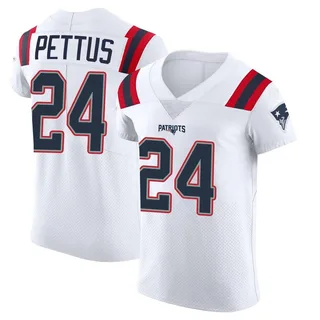 Dell Pettus New England Patriots Men's Elite Vapor Untouchable Nike Jersey - White