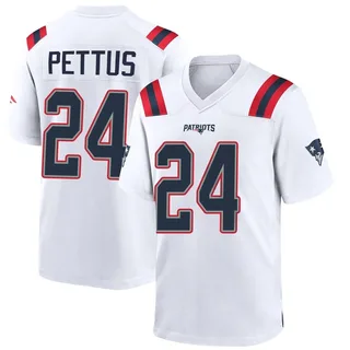 Dell Pettus New England Patriots Youth Game Nike Jersey - White