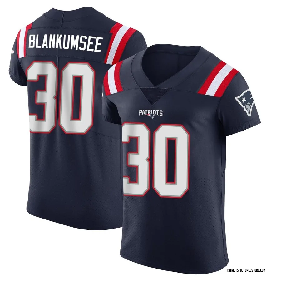 Demeer Blankumsee New England Patriots Men's Elite Team Color Vapor Untouchable Nike Jersey - Navy