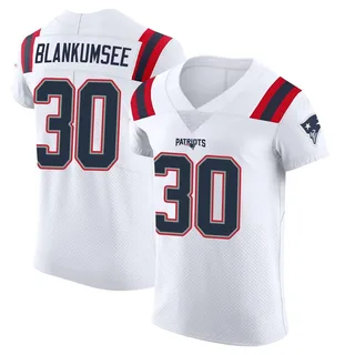 Demeer Blankumsee New England Patriots Men's Elite Vapor Untouchable Jersey - White