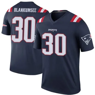 Demeer Blankumsee New England Patriots Youth Color Rush Legend Jersey - Navy