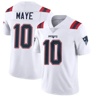 Drake Maye New England Patriots Men's Limited Vapor Untouchable Nike Jersey - White