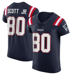 Gee Scott Jr. New England Patriots Men's Elite Team Color Vapor Untouchable Nike Jersey - Navy