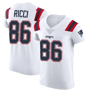 Giovanni Ricci New England Patriots Men's Elite Vapor Untouchable Nike Jersey - White