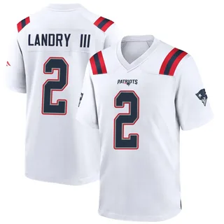 Harold Landry III New England Patriots Men's Game Nike Jersey - White