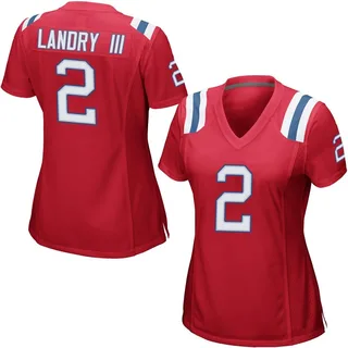 Harold Landry III New England Patriots Women's Game Alternate Nike Jersey - Red