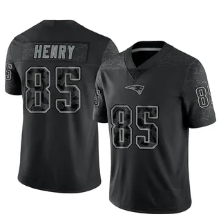 Hunter Henry New England Patriots Youth Limited Reflective Nike Jersey - Black