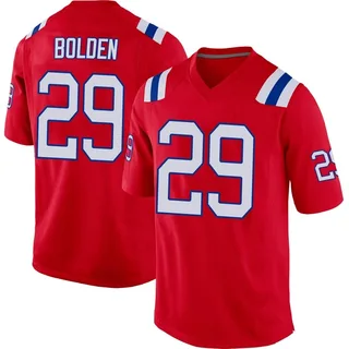 Isaiah Bolden New England Patriots Youth Game Alternate Nike Jersey - Red