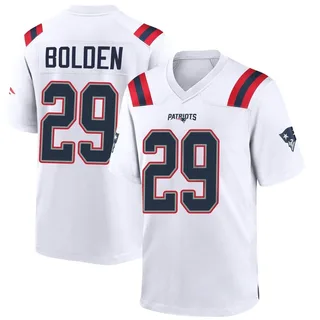 Isaiah Bolden New England Patriots Youth Game Nike Jersey - White