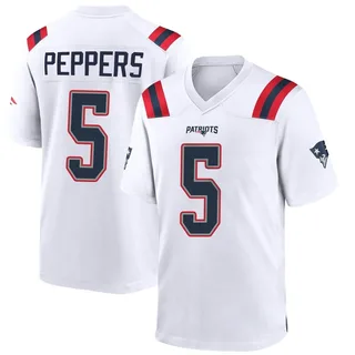 Jabrill Peppers New England Patriots Youth Game Nike Jersey - White