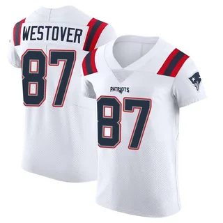 Jack Westover New England Patriots Men's Elite Vapor Untouchable Nike Jersey - White