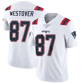 Jack Westover New England Patriots Men's Limited Vapor Untouchable Nike Jersey - White