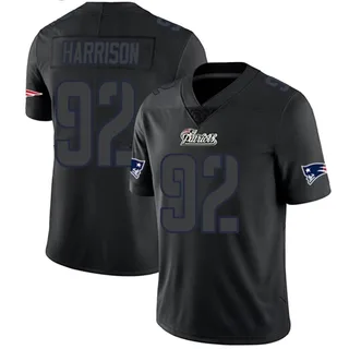 James Harrison New England Patriots Men's Limited Nike Jersey - Black Impact