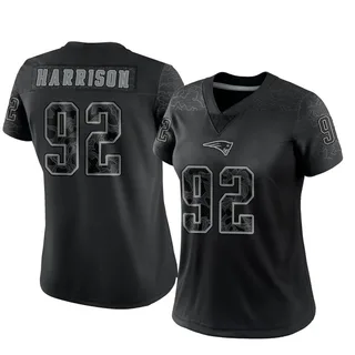 James Harrison New England Patriots Women's Limited Reflective Nike Jersey - Black