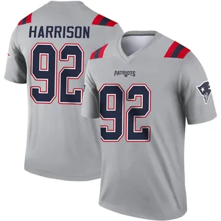 James Harrison New England Patriots Youth Legend Inverted Nike Jersey - Gray