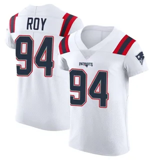 Jaquelin Roy New England Patriots Men's Elite Vapor Untouchable Nike Jersey - White