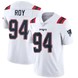 Jaquelin Roy New England Patriots Men's Limited Vapor Untouchable Nike Jersey - White