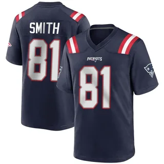 Jonnu Smith Patriots Men's Navy Jersey 