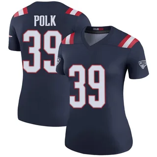 Jordan Polk New England Patriots Women's Color Rush Legend Nike Jersey - Navy
