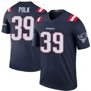 Jordan Polk New England Patriots Youth Color Rush Legend Nike Jersey - Navy