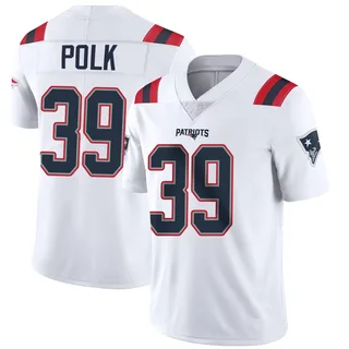 Jordan Polk New England Patriots Youth Limited Vapor Untouchable Nike Jersey - White