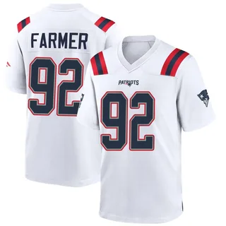 Joshua Farmer New England Patriots Youth Game Nike Jersey - White