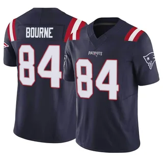 Kendrick Bourne New England Patriots Men's Limited Vapor F.U.S.E. Nike Jersey - Navy