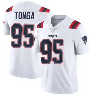 Khyiris Tonga New England Patriots Youth Limited Vapor Untouchable Nike Jersey - White