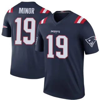 Kobee Minor New England Patriots Youth Color Rush Legend Nike Jersey - Navy