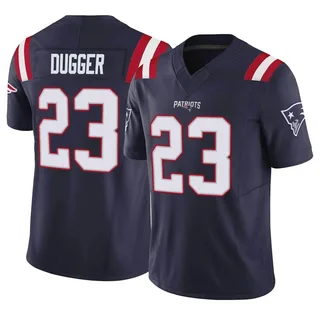 Kyle Dugger New England Patriots Men's Limited Vapor F.U.S.E. Nike Jersey - Navy