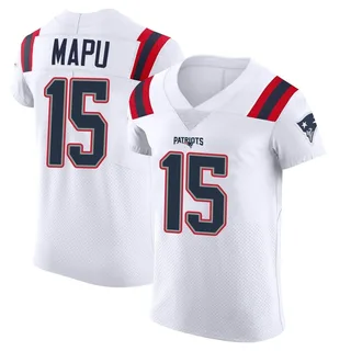 Marte Mapu New England Patriots Men's Elite Vapor Untouchable Nike Jersey - White