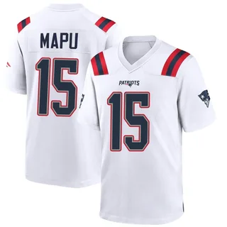 Marte Mapu New England Patriots Youth Game Nike Jersey - White
