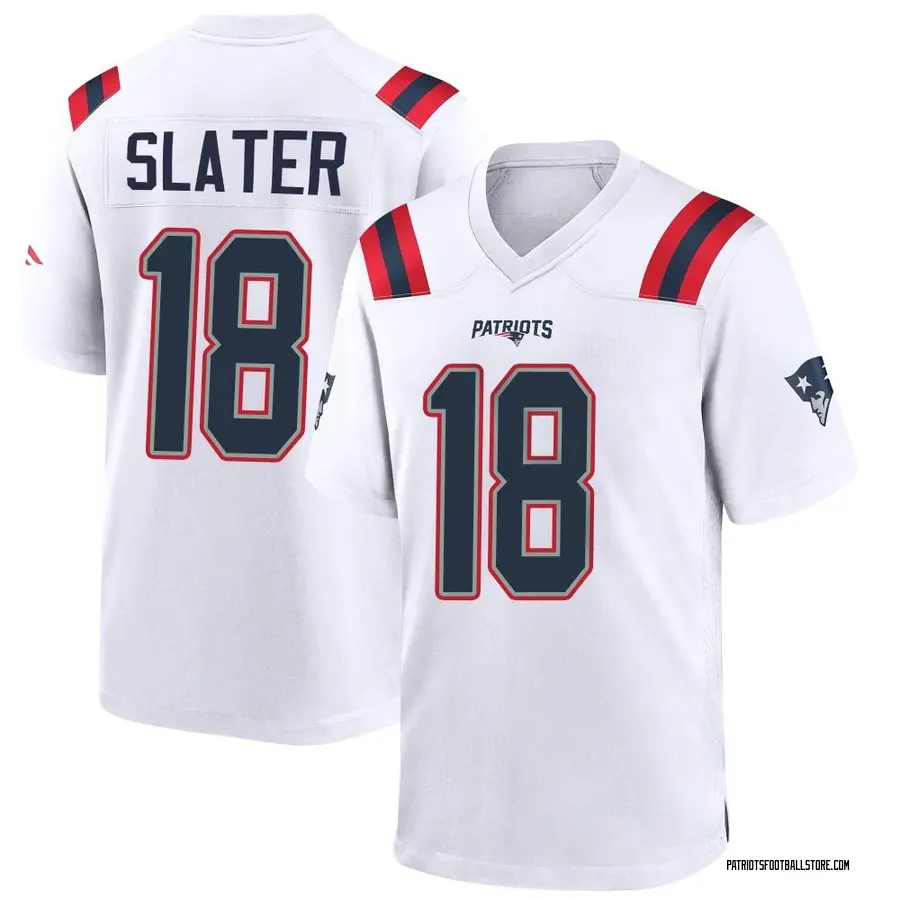Matthew Slater New England Patriots Men's Game Nike Jersey - White