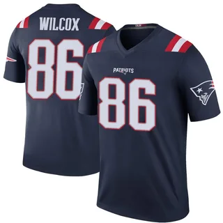 Mitchell Wilcox New England Patriots Men's Color Rush Legend Nike Jersey - Navy